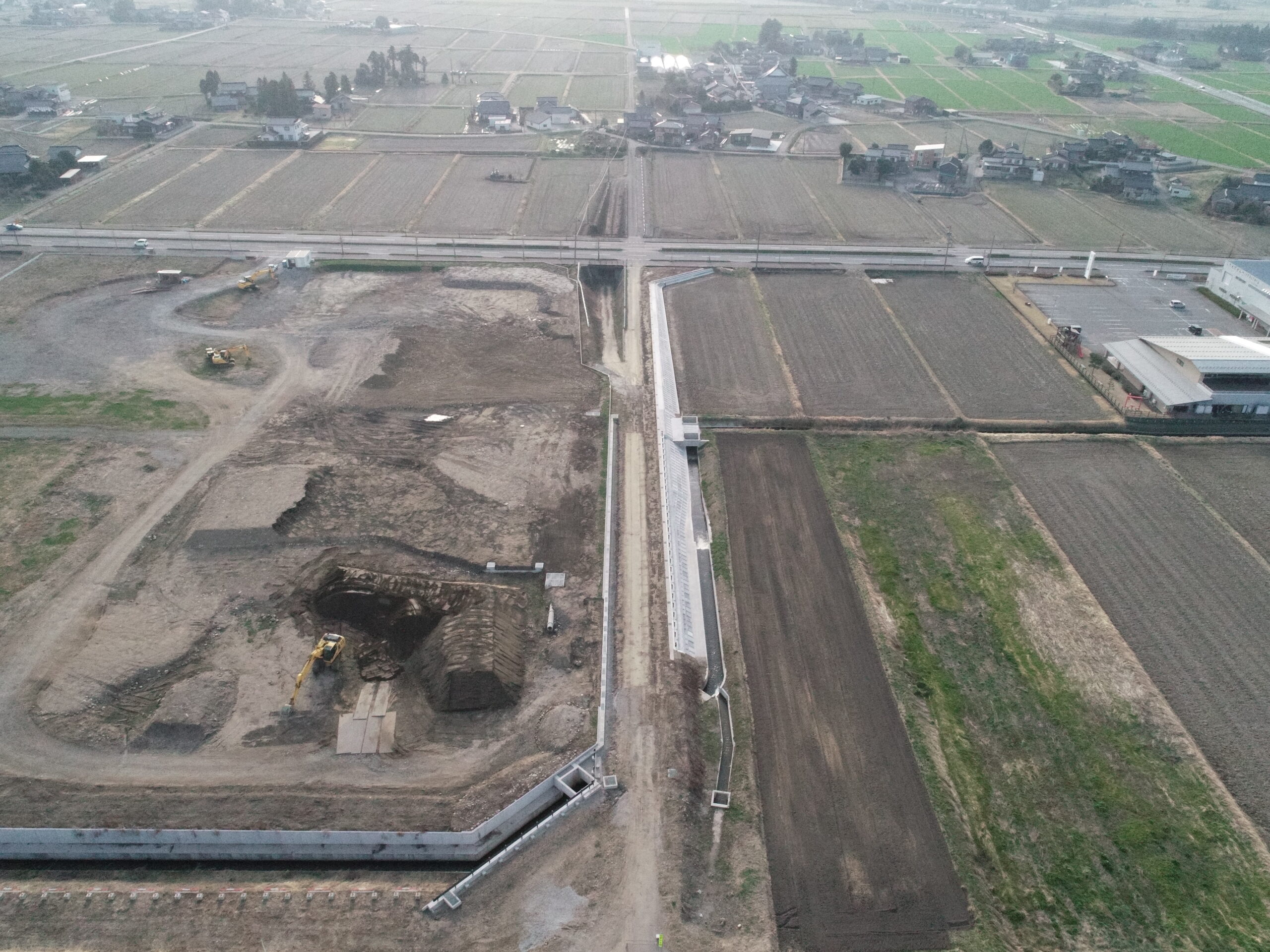 町道沢端野町２号線道路改良その４工事