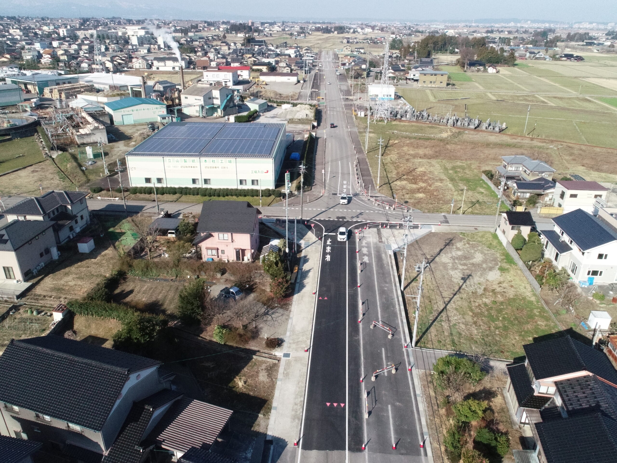 都市計画道路大窪米沢線街路総合交付金道路改良工事